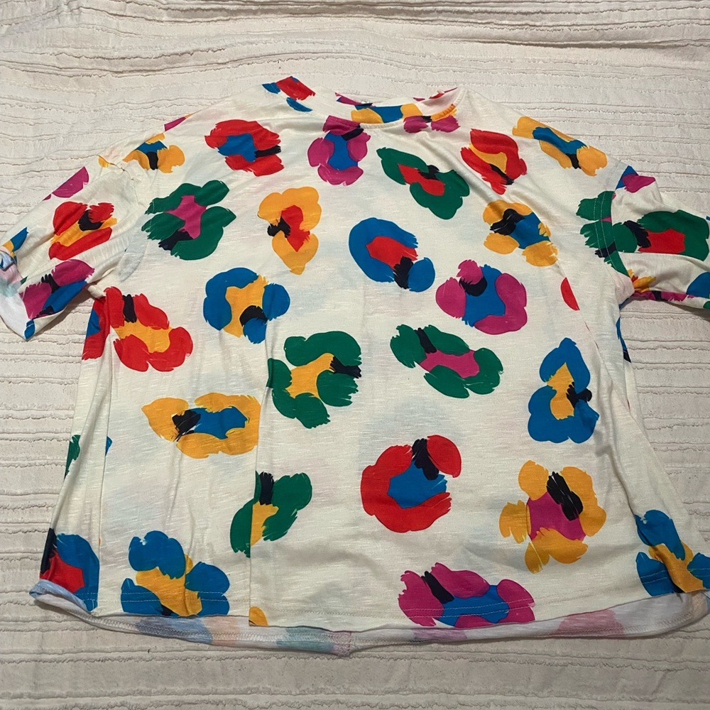 Colorful Abstract Print T-Shirt